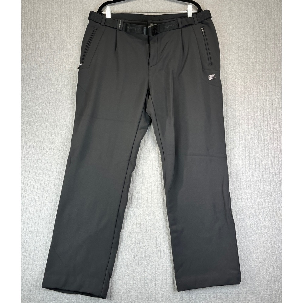 Kolon Sport Black‎ Insulated snowboard Ski Pants Men 36 Waterproof winter sports